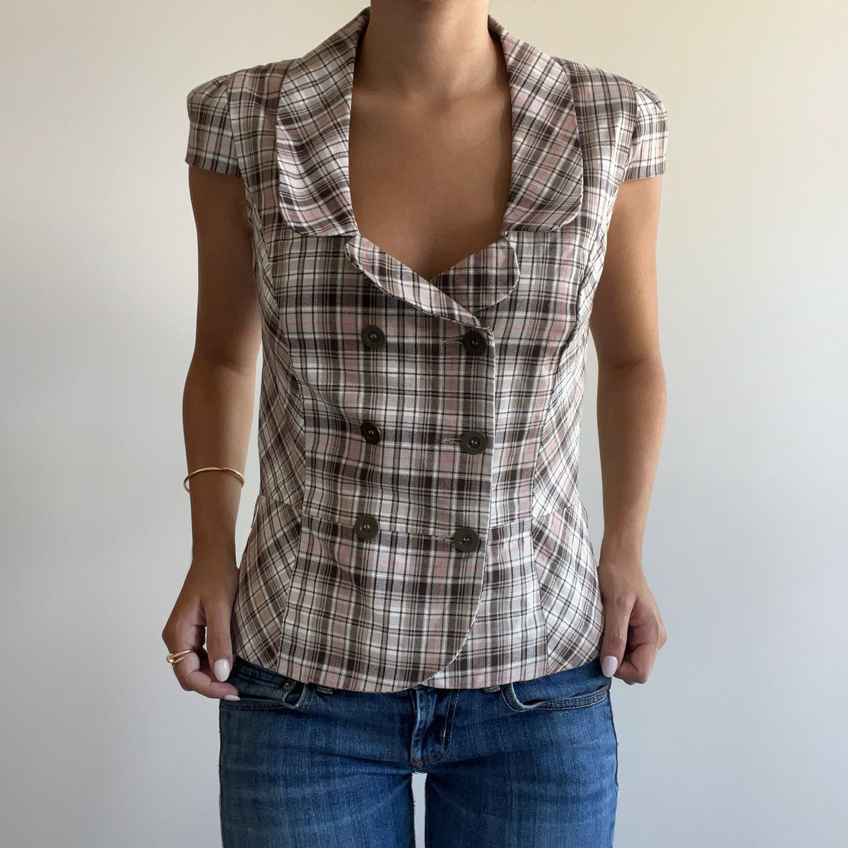 PINK PLAID CORSET
