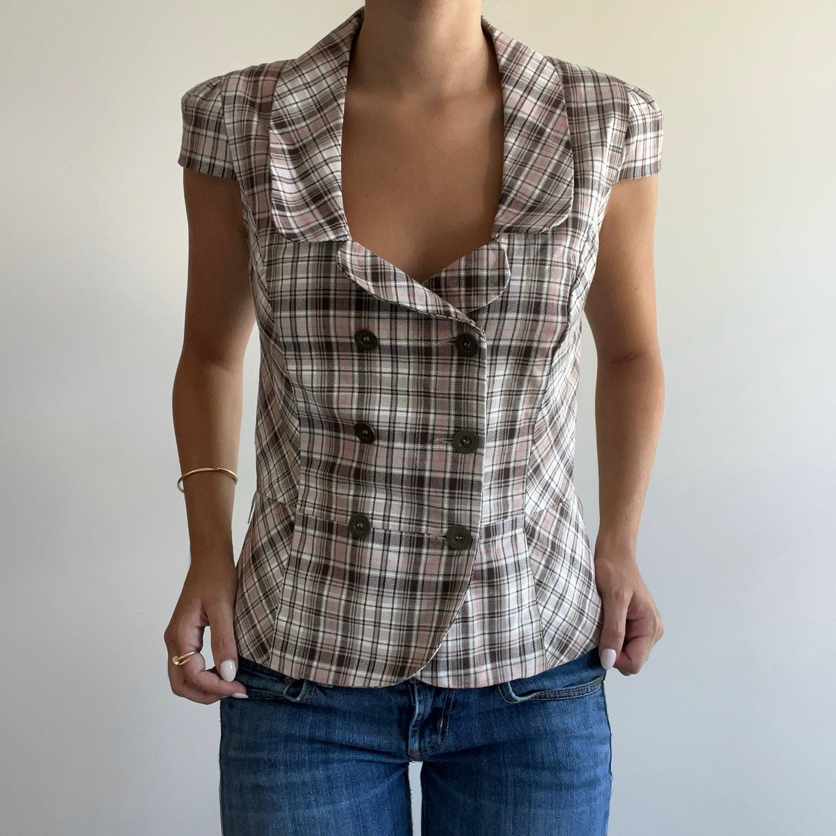 PINK PLAID CORSET