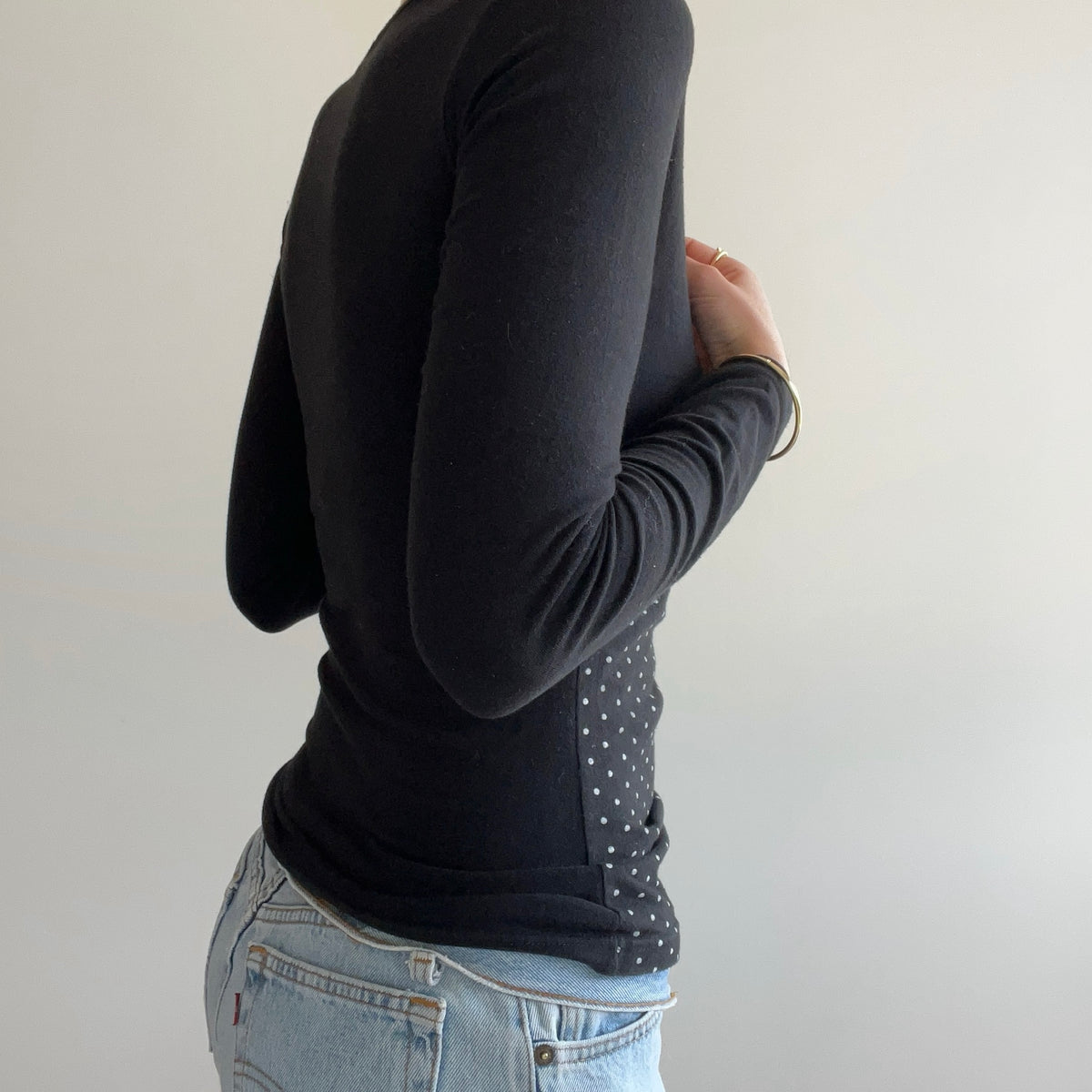 POLKA DOT LONG SLEEVE