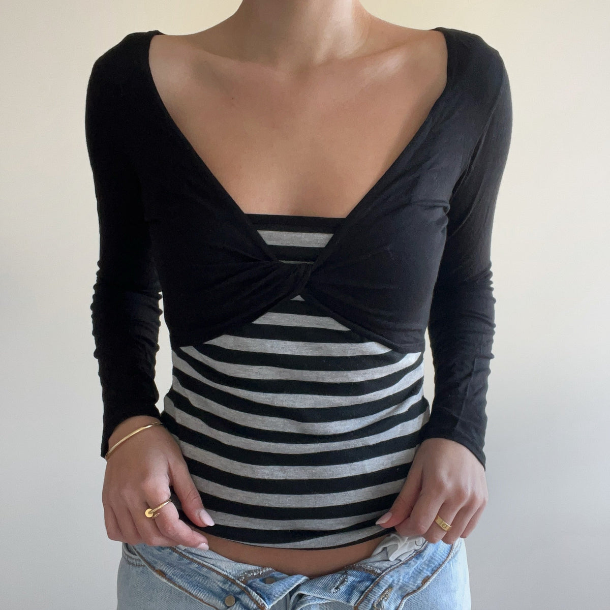 DOUBLE LAYER LONG SLEEVE