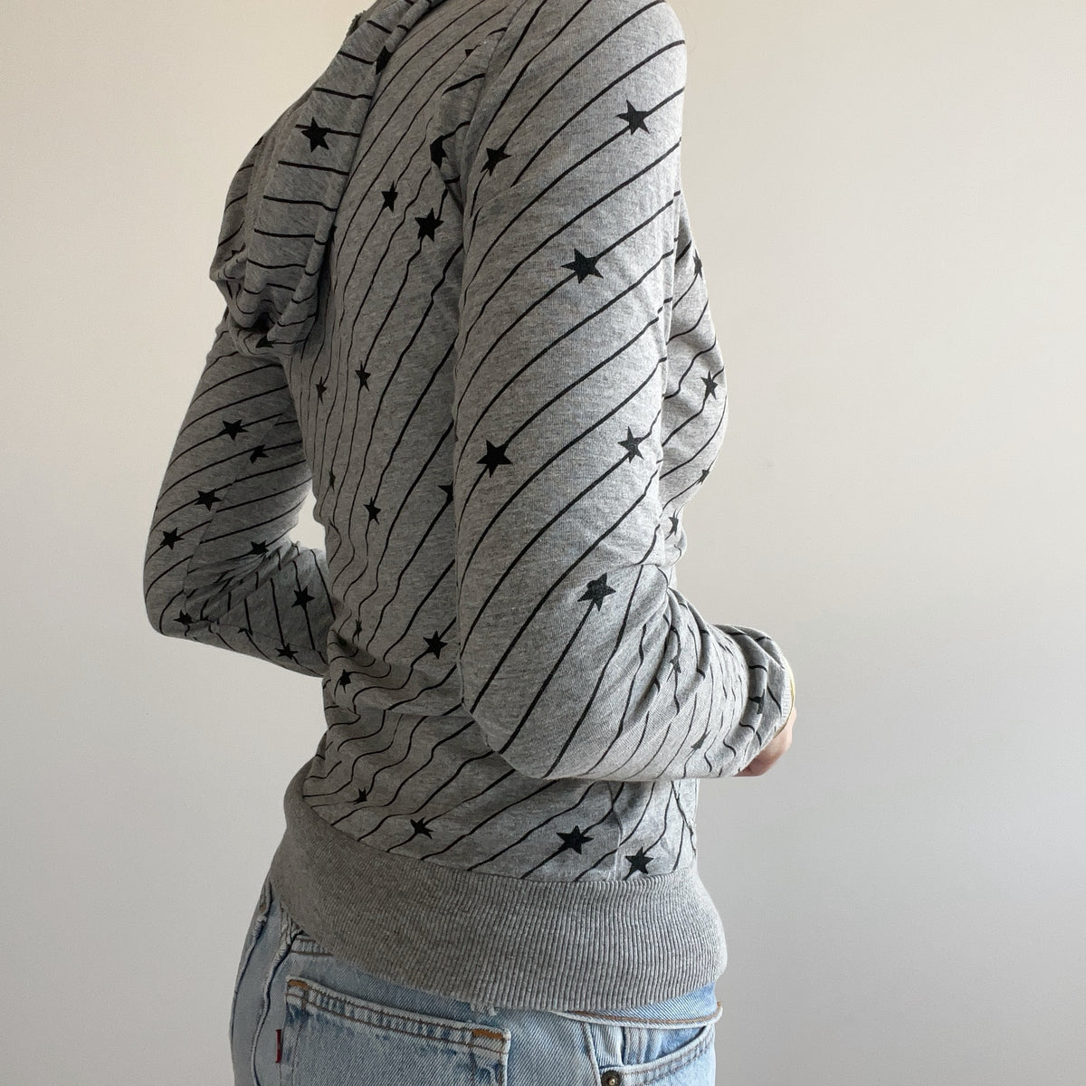 STAR PRINT HOODIE