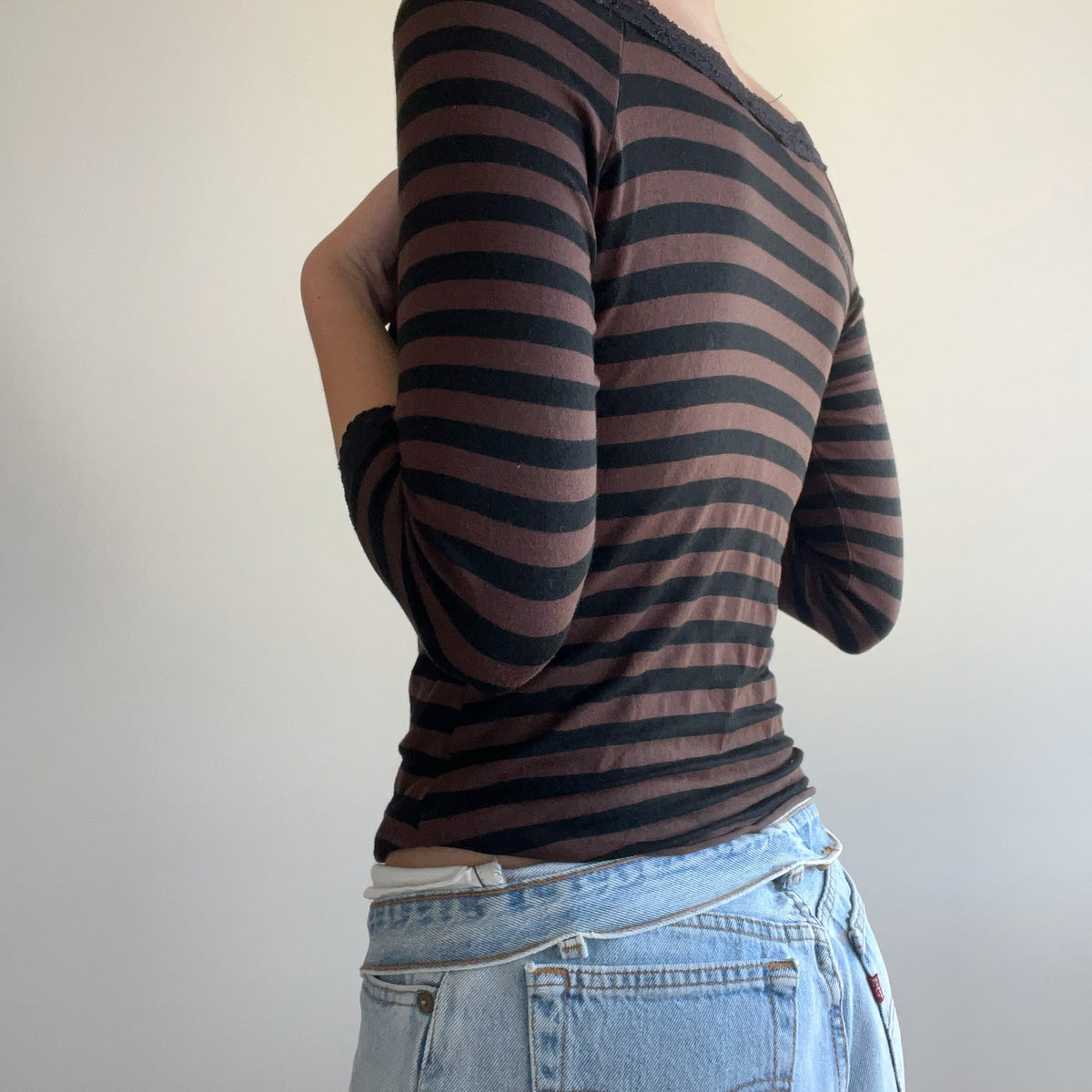 3/4 SLEEVE LACE TOP