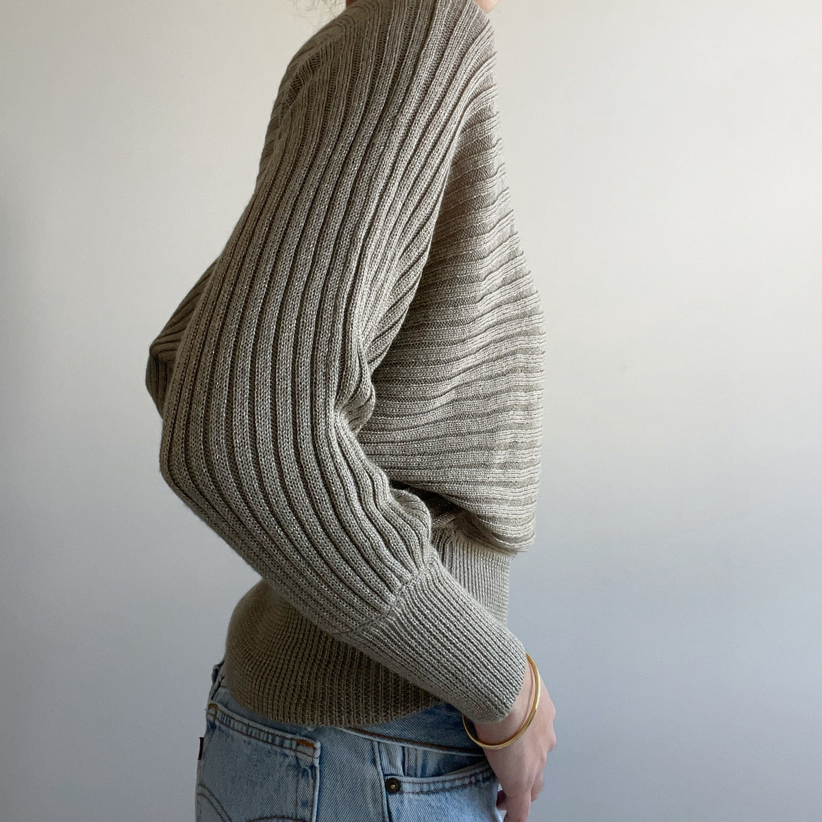 GOLD BATWING JUMPER