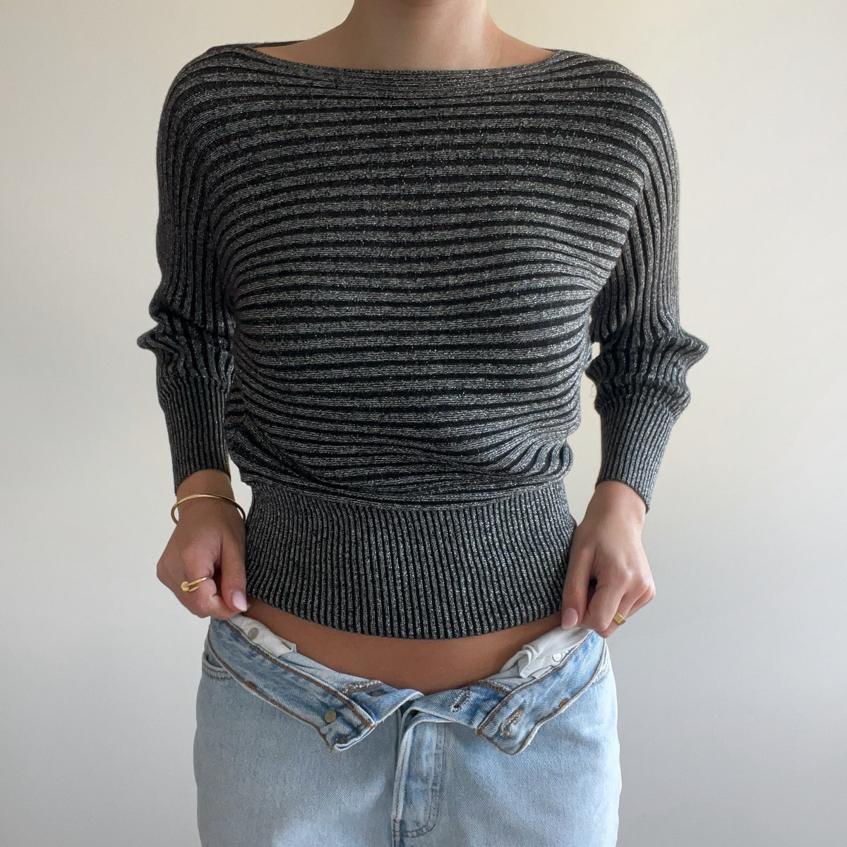 SHIMMERY LONG SLEEVE