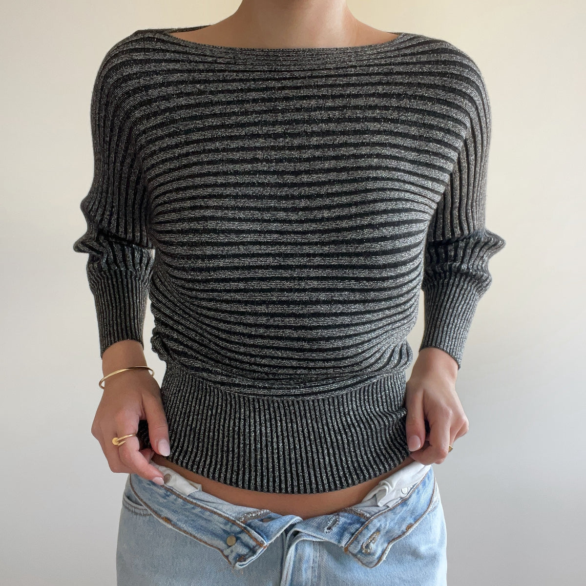 SHIMMERY LONG SLEEVE