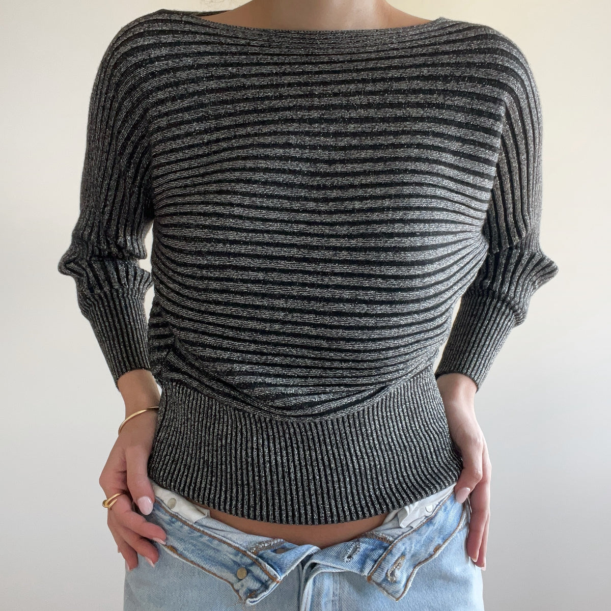 SHIMMERY LONG SLEEVE