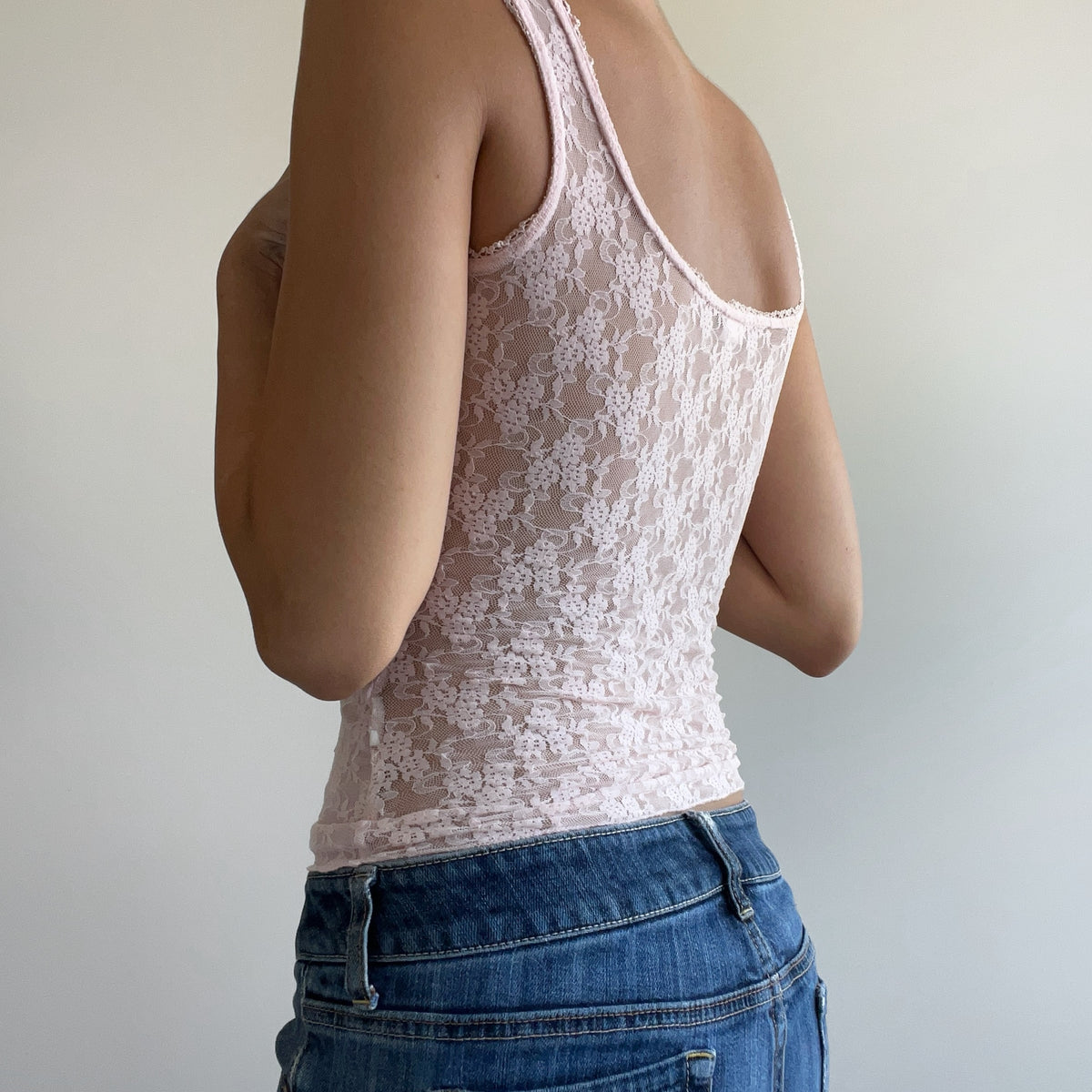 PINK LACE CORSET