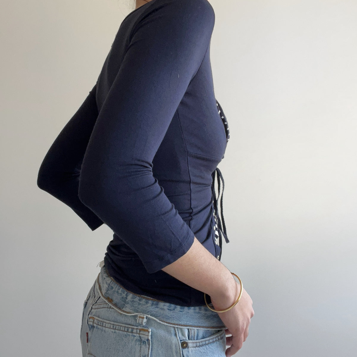 POLKA DOT LACE TOP
