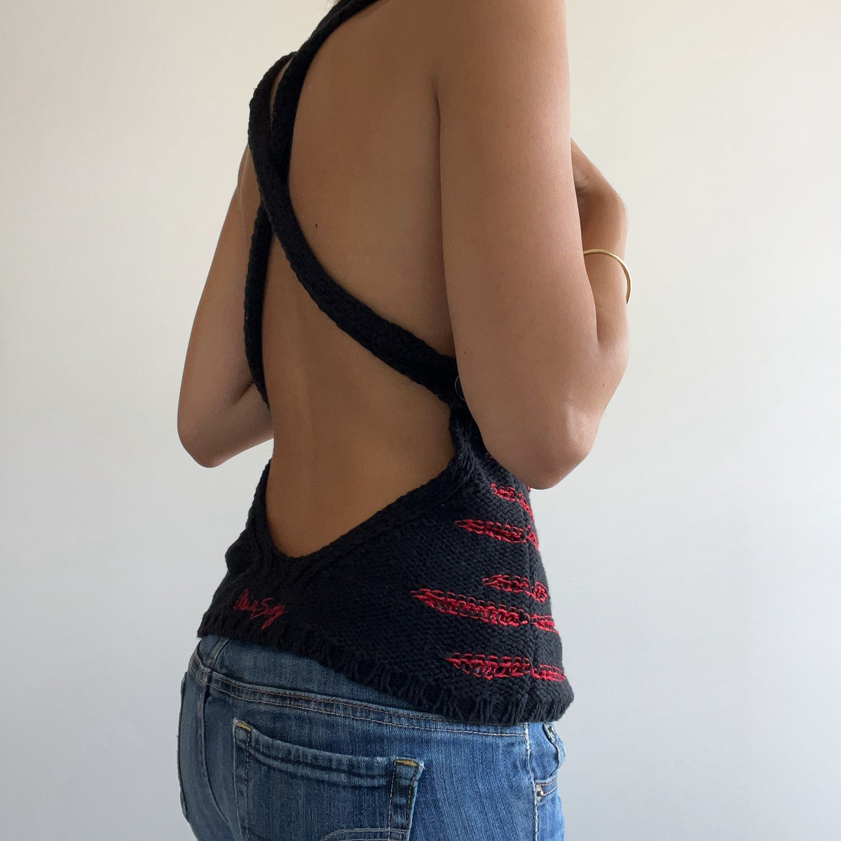 MISS SIXTY CROCHET TANK