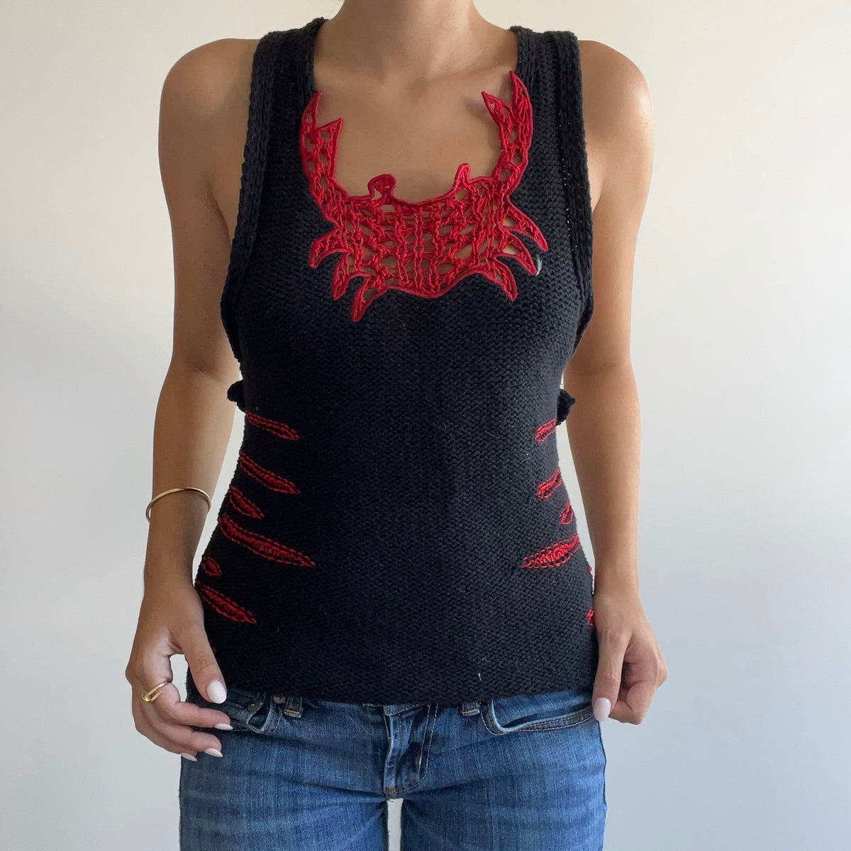 MISS SIXTY CROCHET TANK