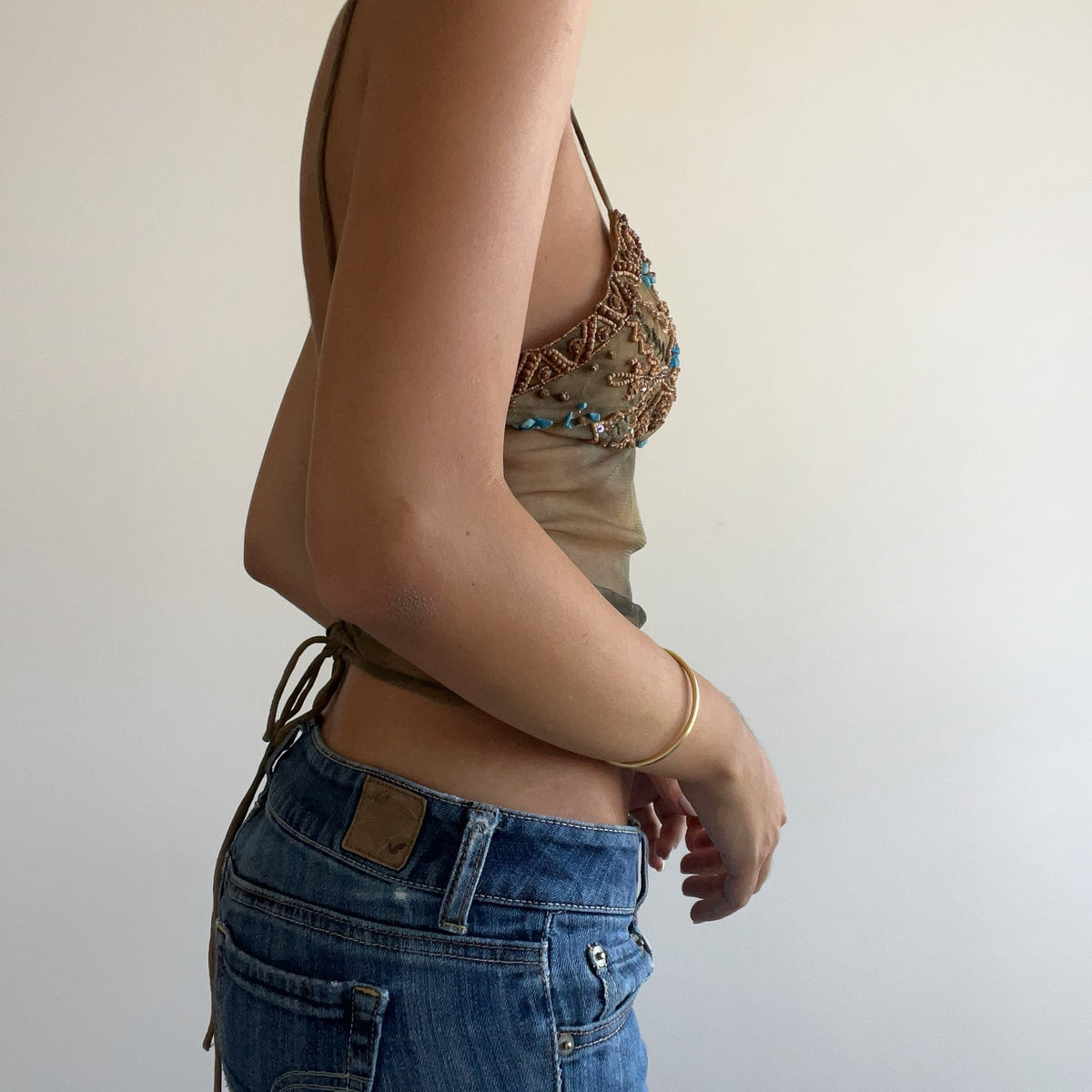MORGAN DE TOI BEADED CAMI