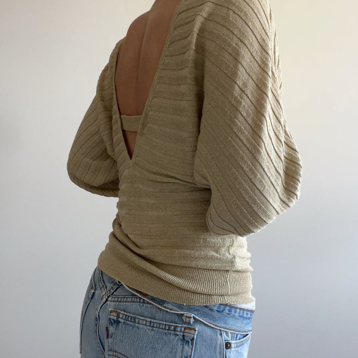 GOLD SHIMMERY JUMPER