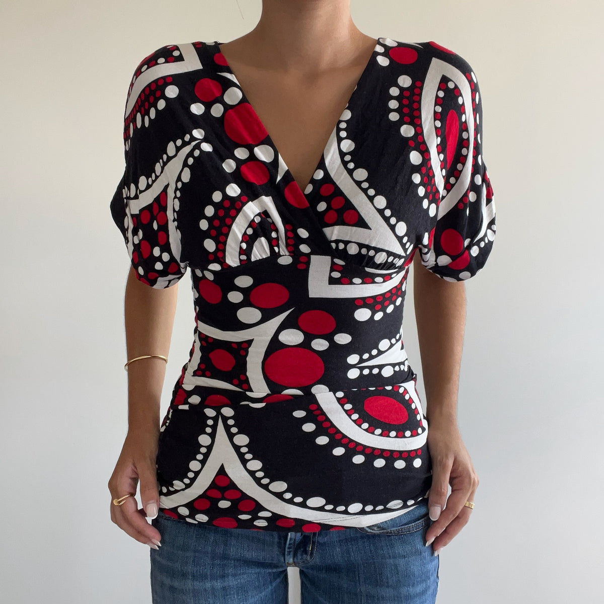 ABSTRACT BATWING TOP