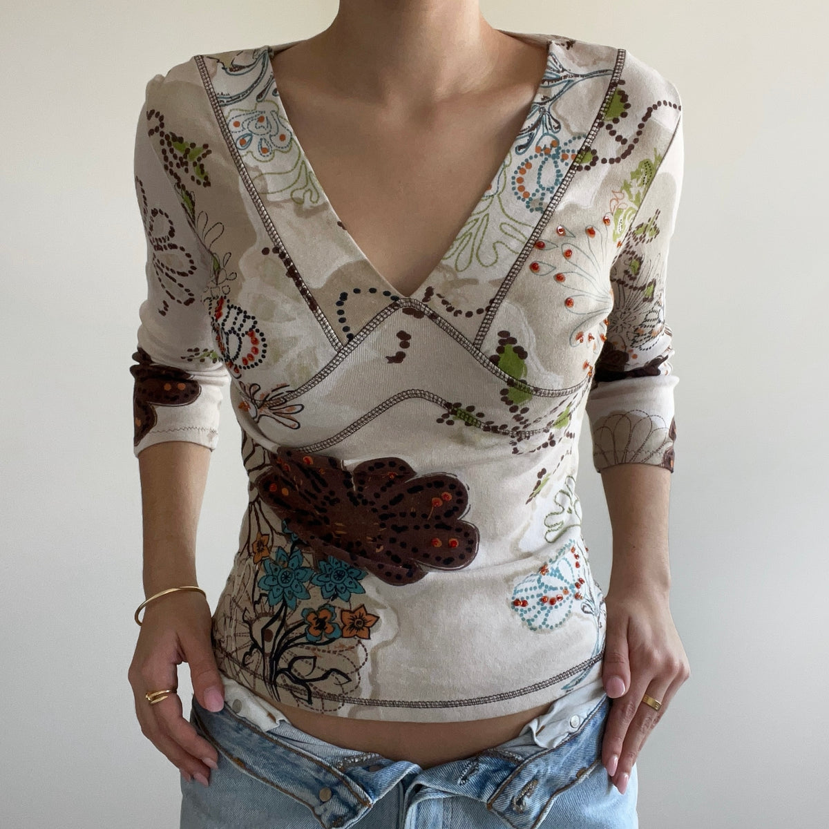 GRAPHIC 3/4 SLEEVE