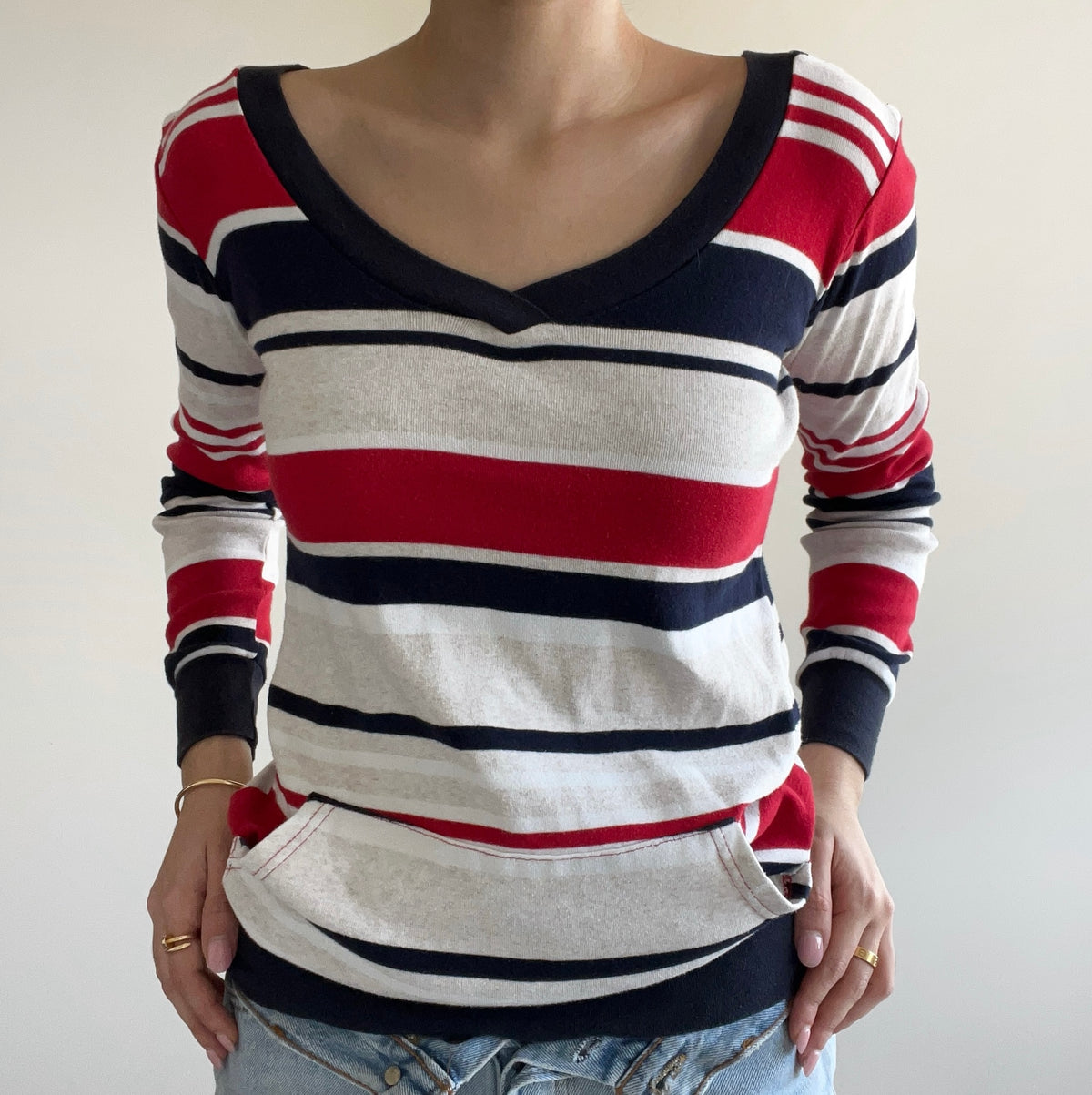 STRIPED HOODIE