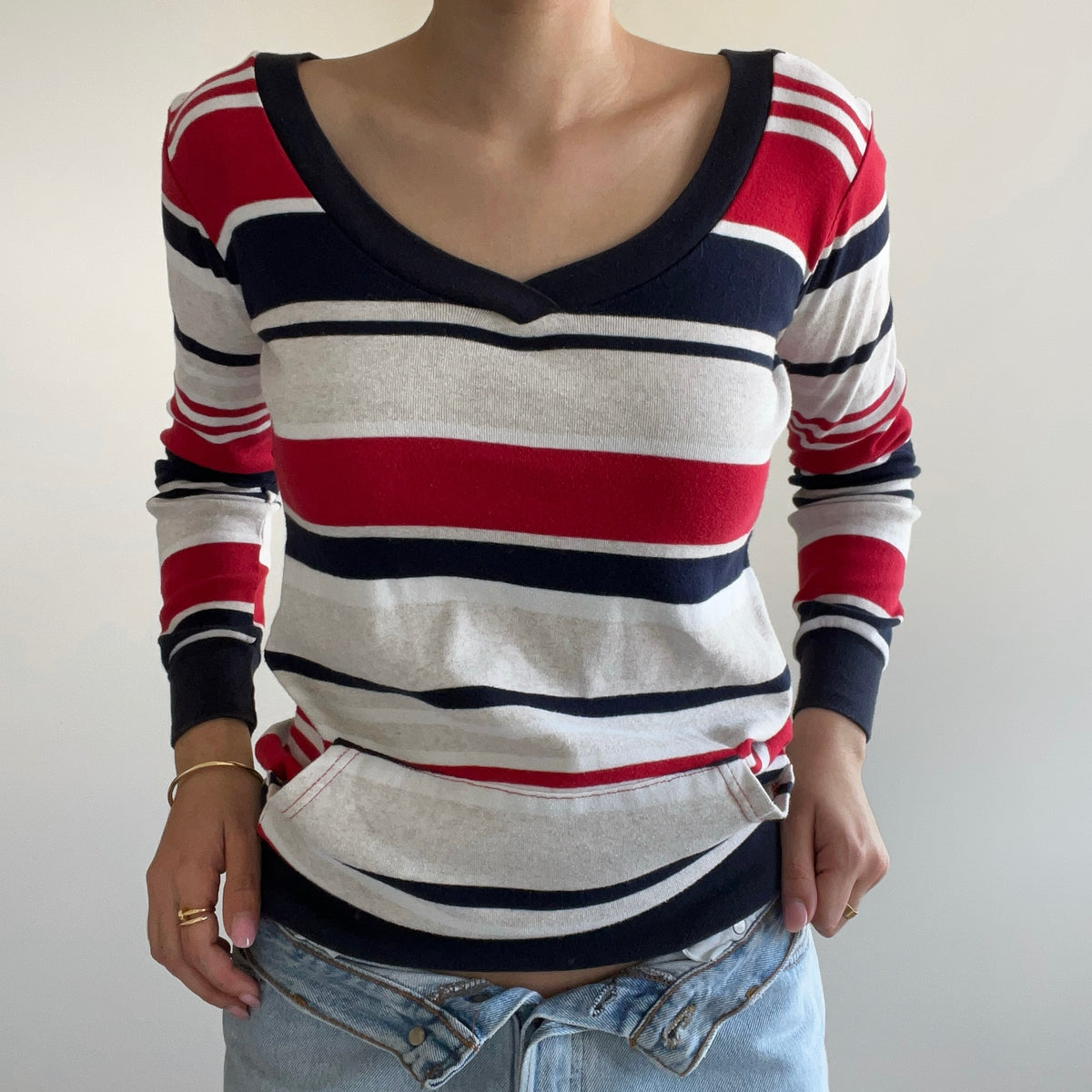 STRIPED HOODIE