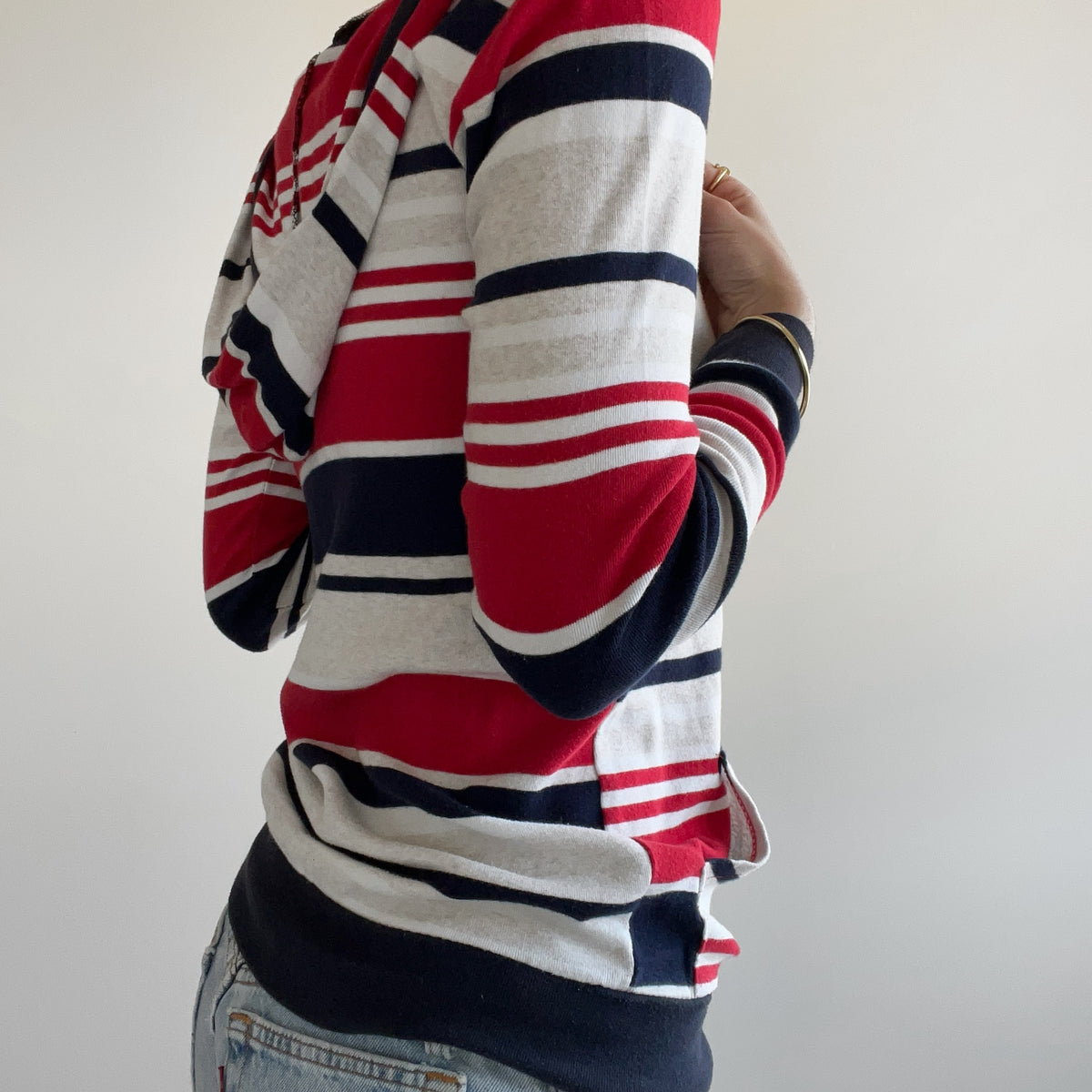 STRIPED HOODIE