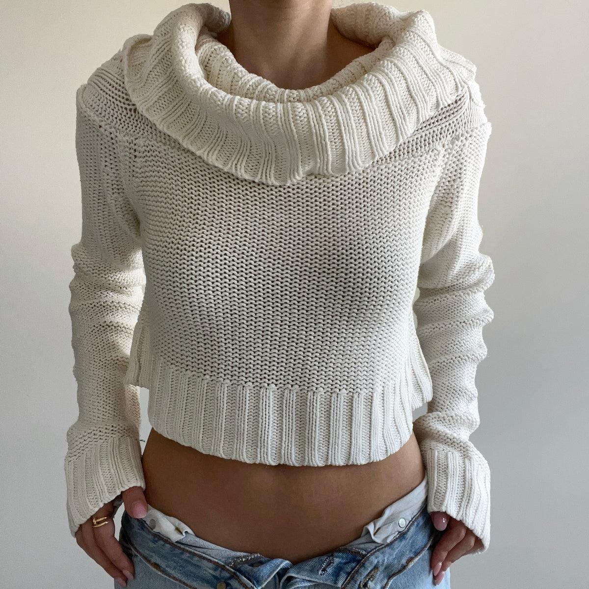 CREAM CHUNKY KNIT