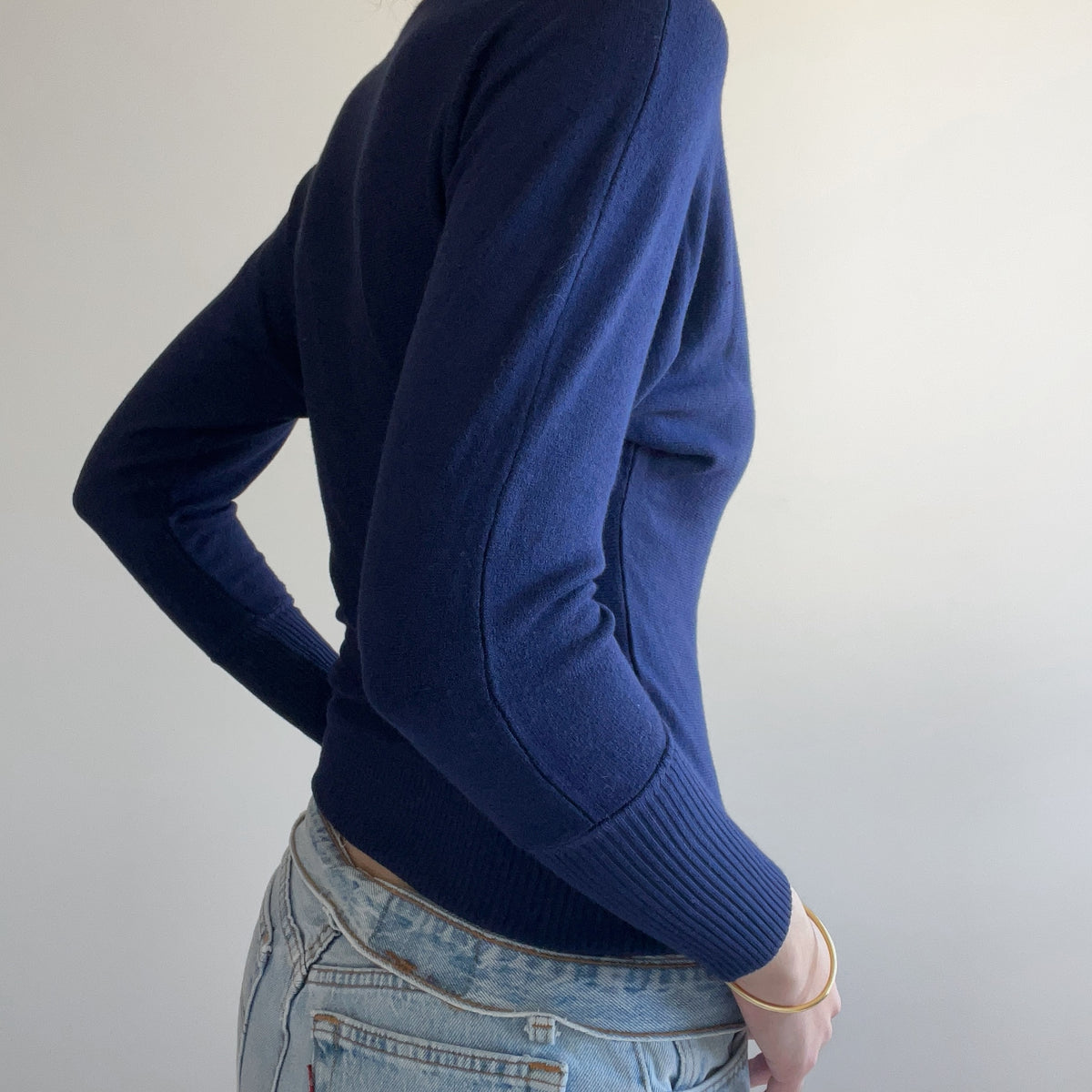 BLUE SLINKY JUMPER