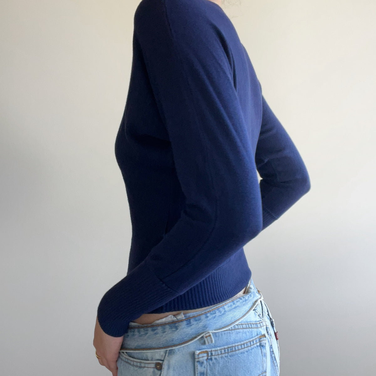 BLUE SLINKY JUMPER