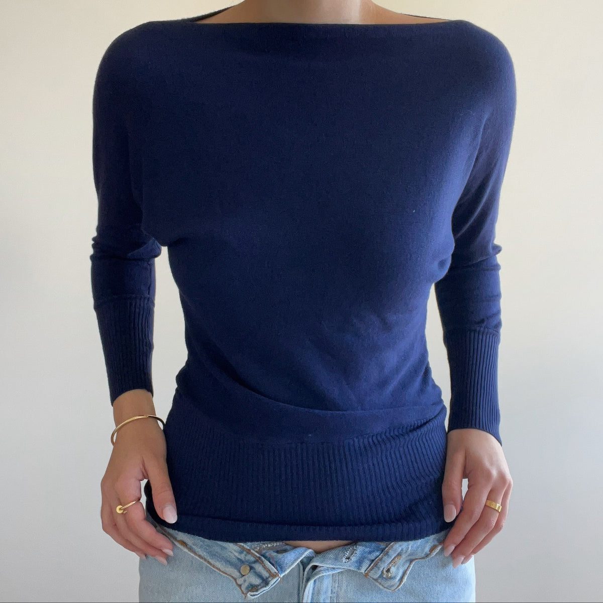 BLUE SLINKY JUMPER
