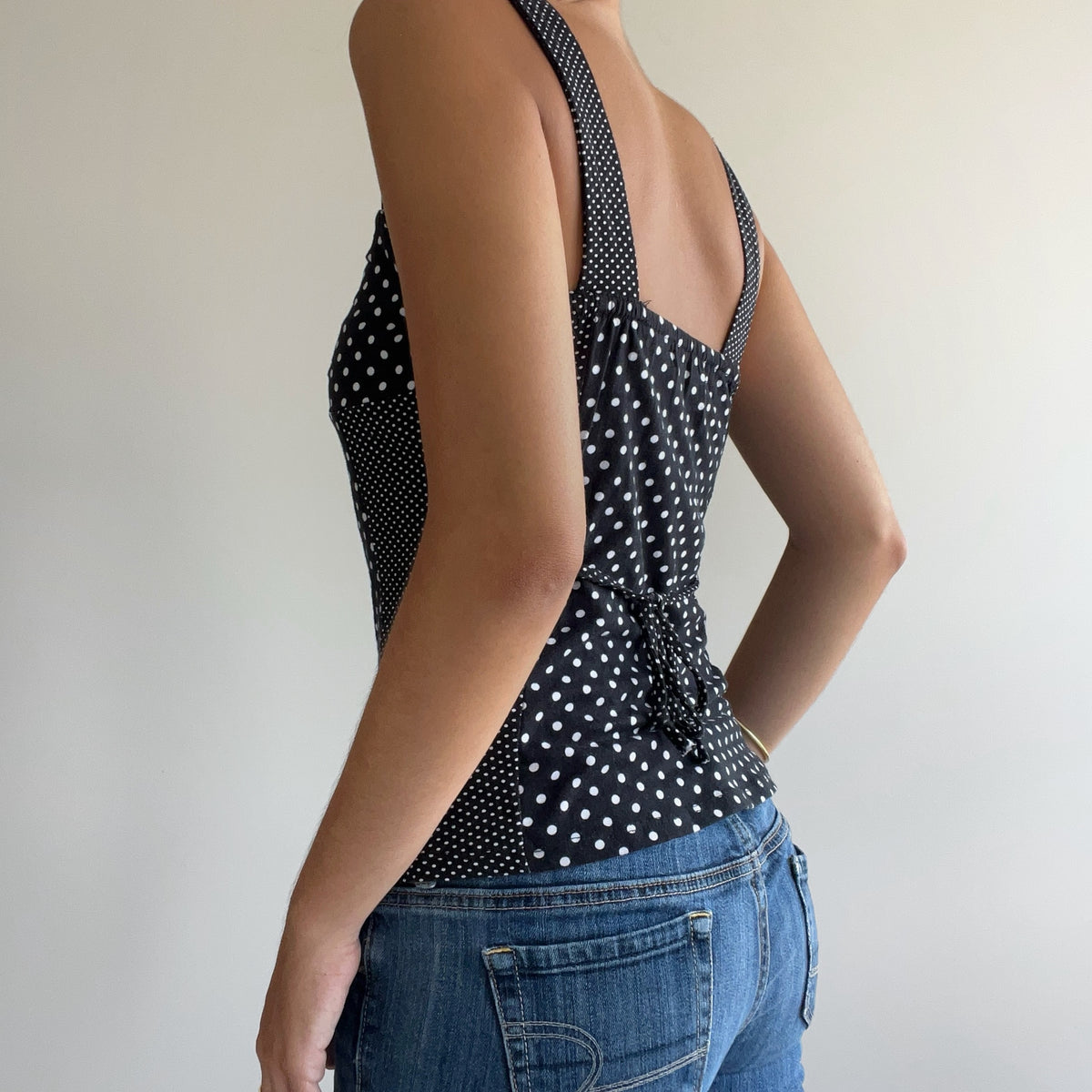 POLKA DOT TANK TOP