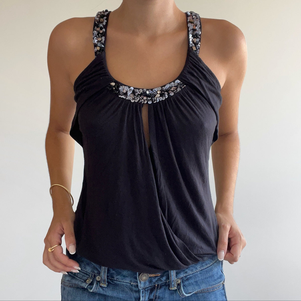 MISS SIXTY SEQUIN TANK