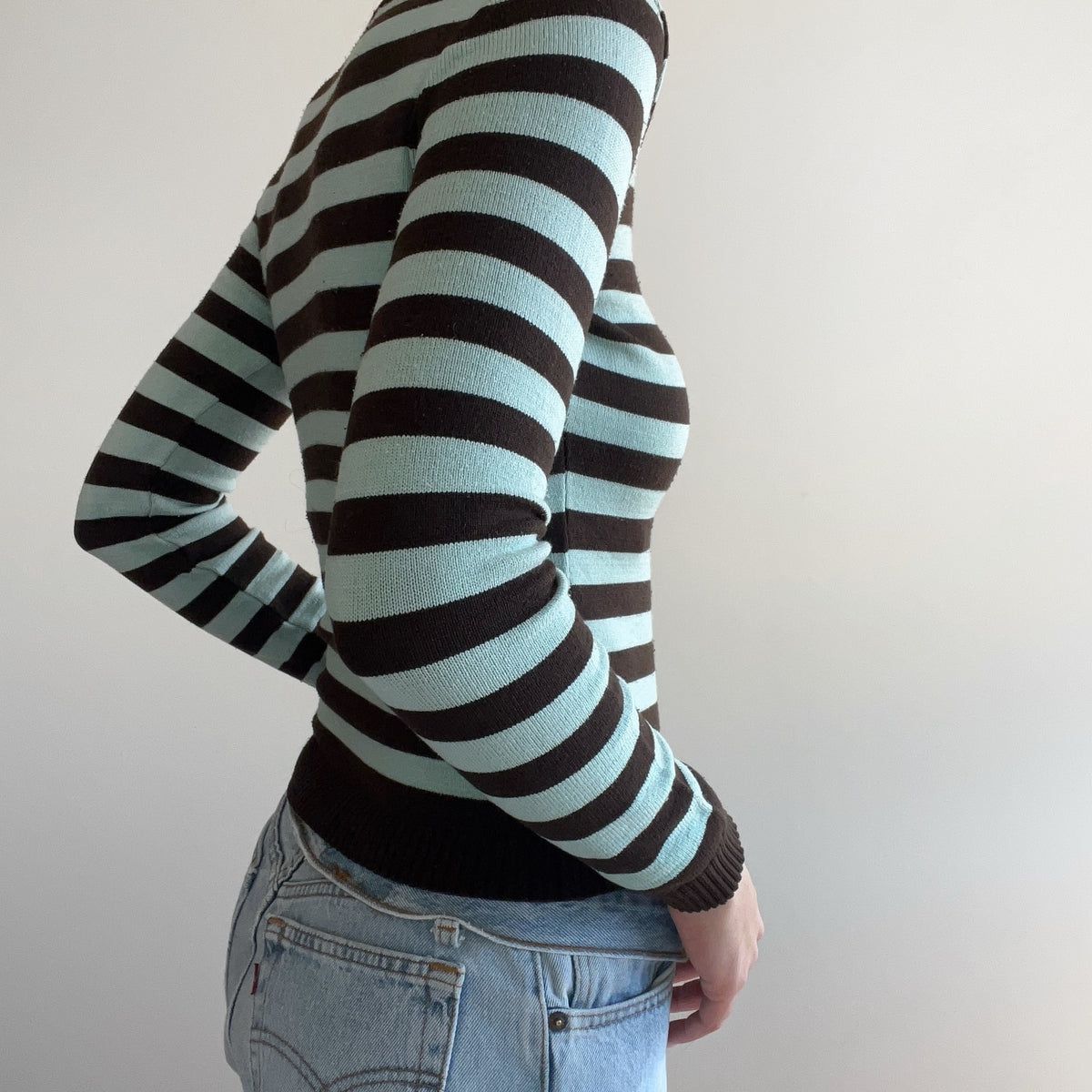 MINT STRIPED JUMPER