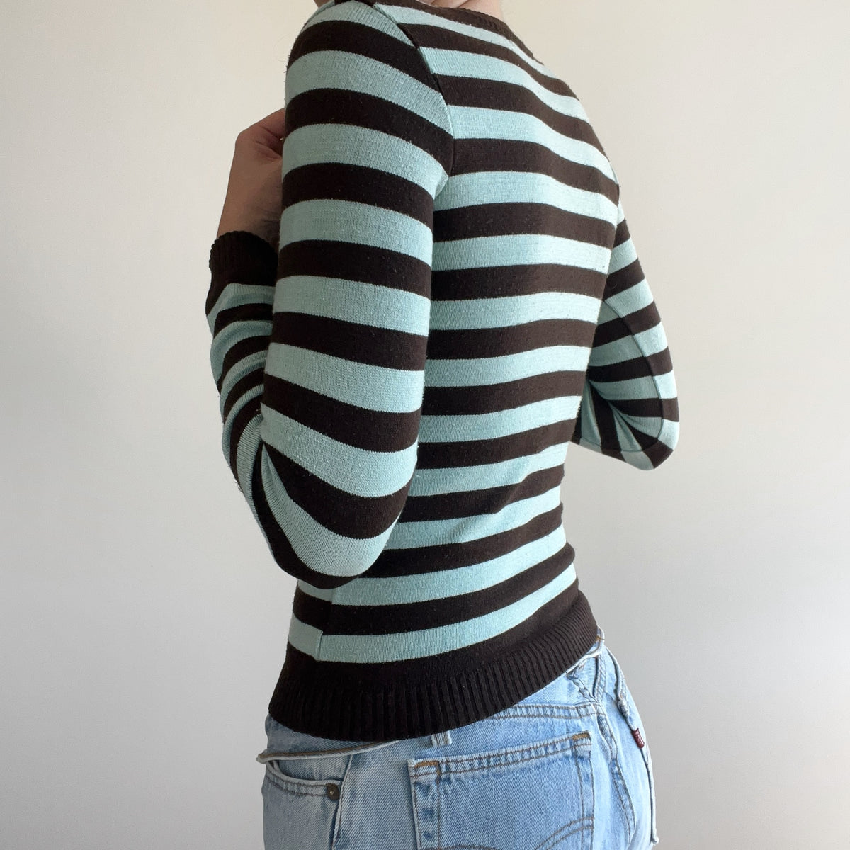 MINT STRIPED JUMPER