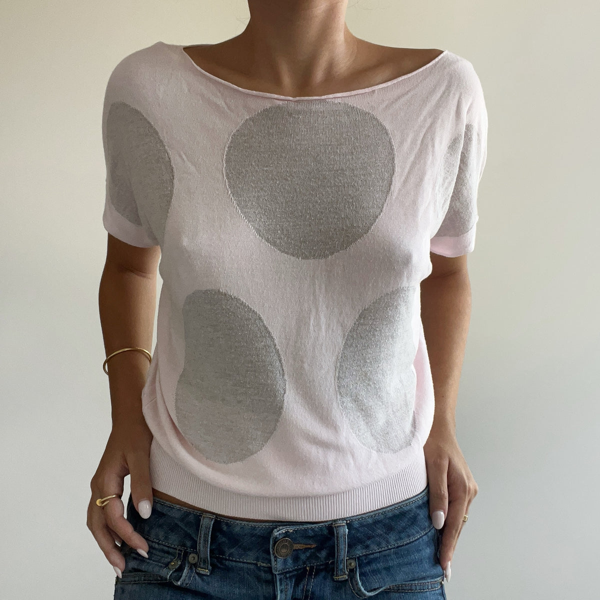 SLOUCHY PINK TOP