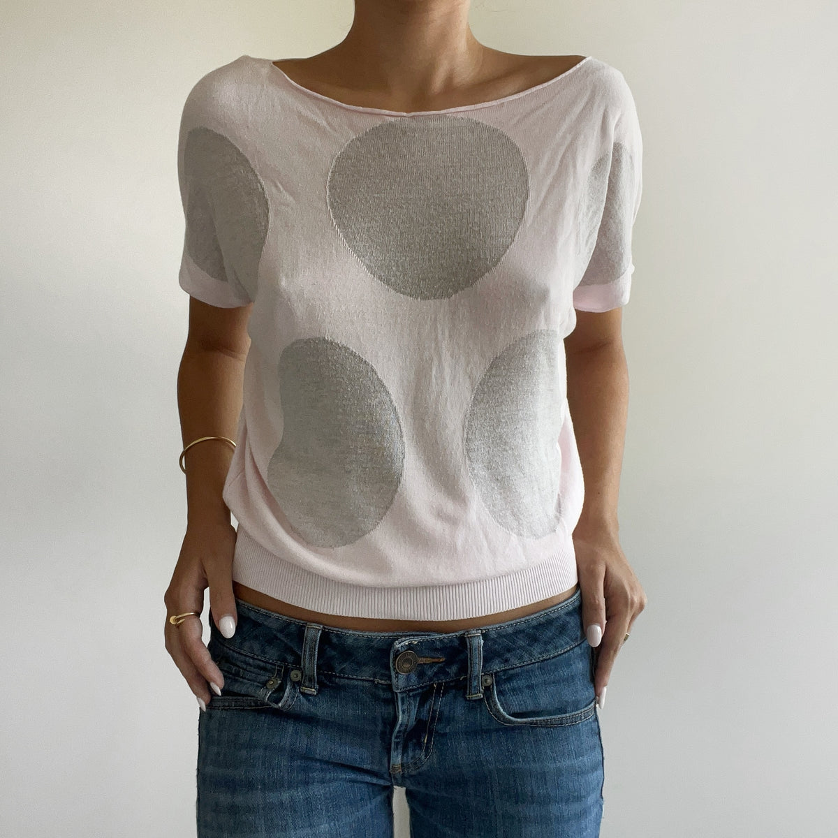 SLOUCHY PINK TOP