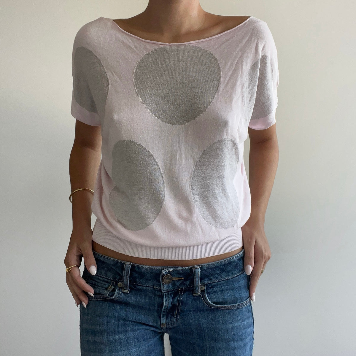 SLOUCHY PINK TOP