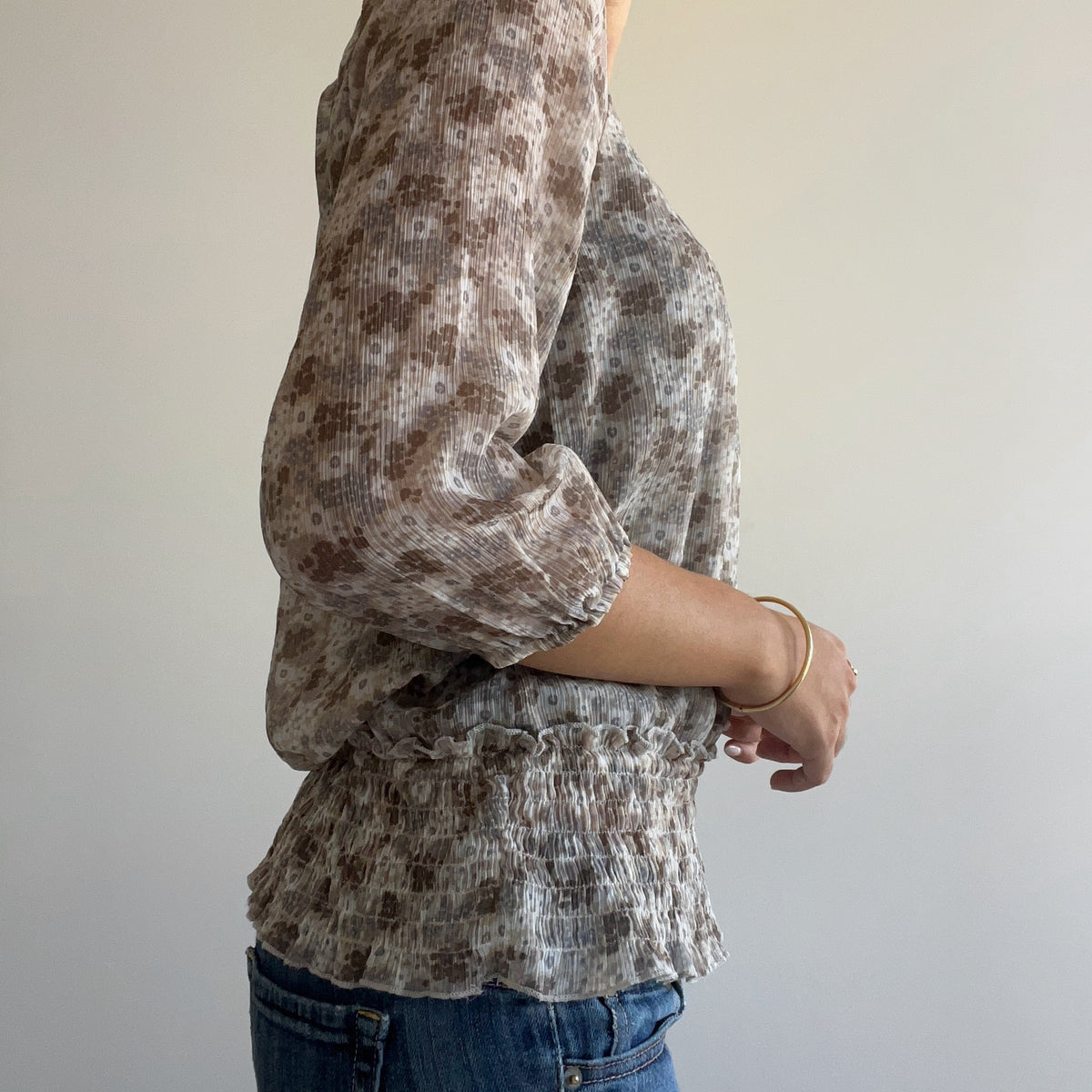 FLORAL PRINT BLOUSE