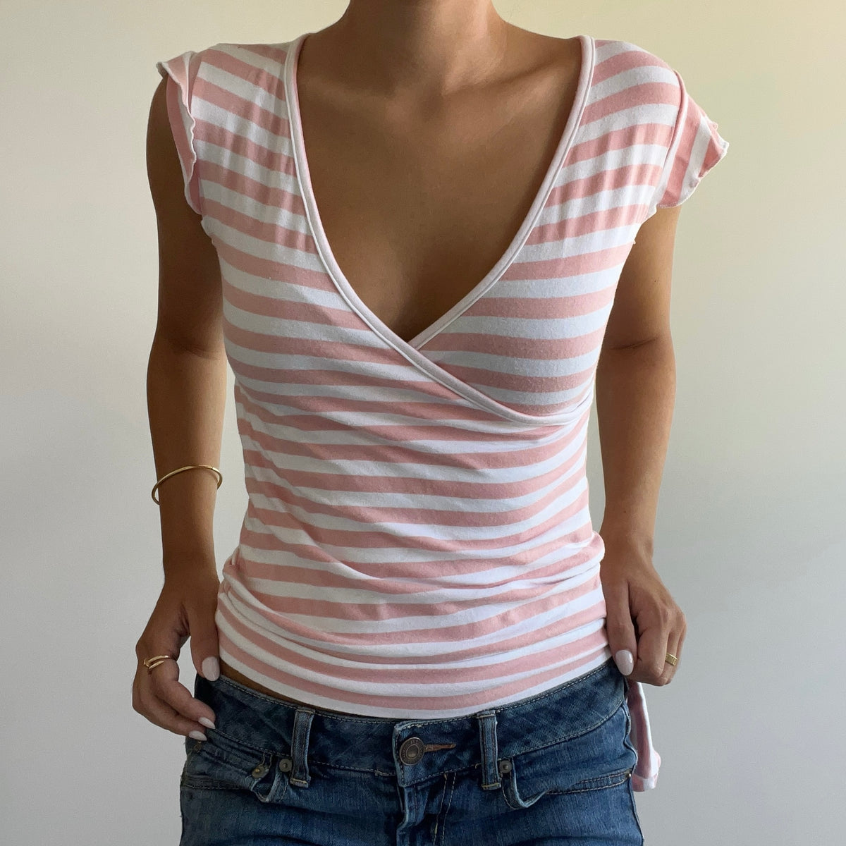 PINK WRAP TOP