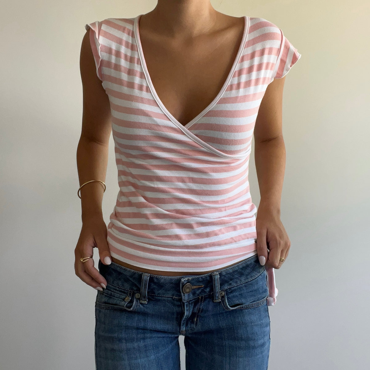 PINK WRAP TOP
